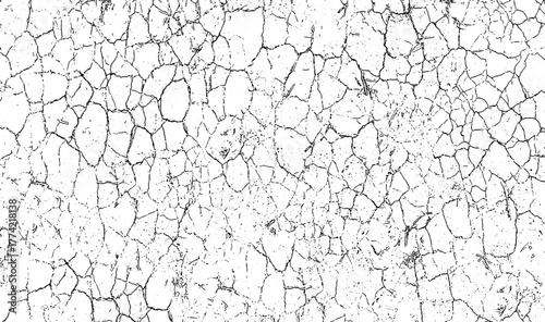 Distressed Cracked Surface grunge Texture Overlay, grunge wall texture, Old dry cracked concrete wall texture shows a natural grunge pattern of drought and dirty surface