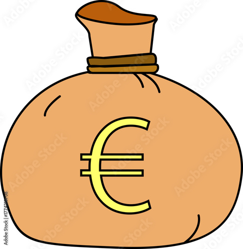 bundle of european money