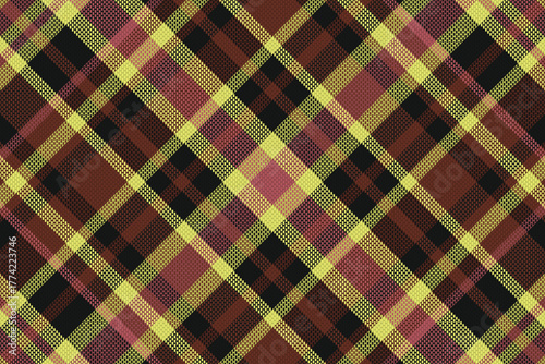 Tartan plaid pattern with texture.