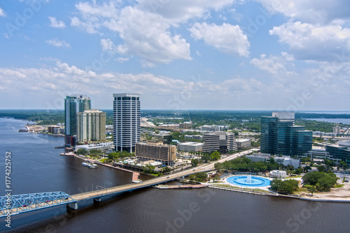 Aerial view of Jacksonville, Florida