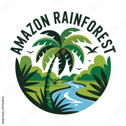 Amazon Rainforest Icon
