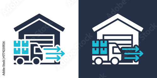 Supply Icon. Flat Style Vector Illustration 