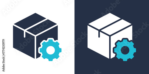 Raw Material Icon. Flat Style Vector Illustration 