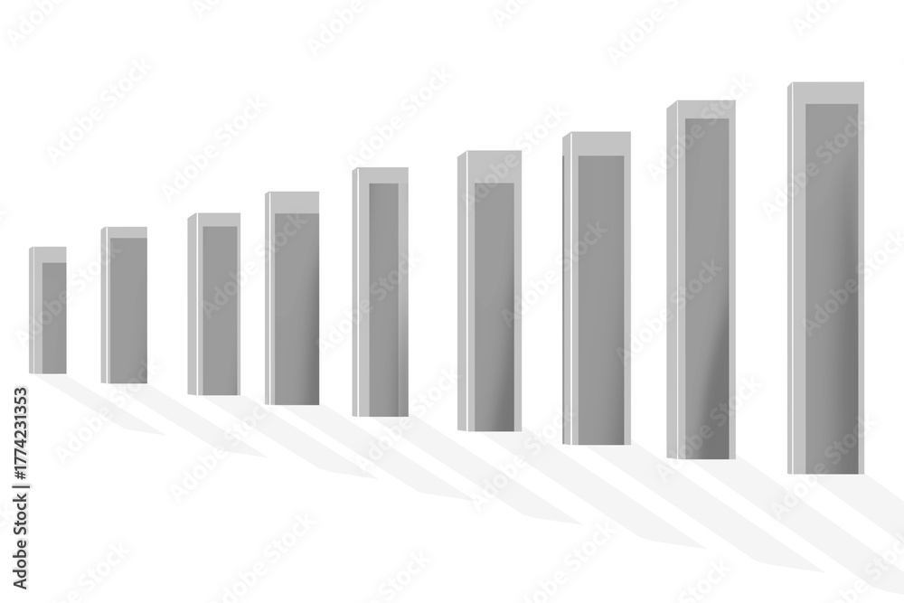 Obraz premium wall post diagram with isolated shadow