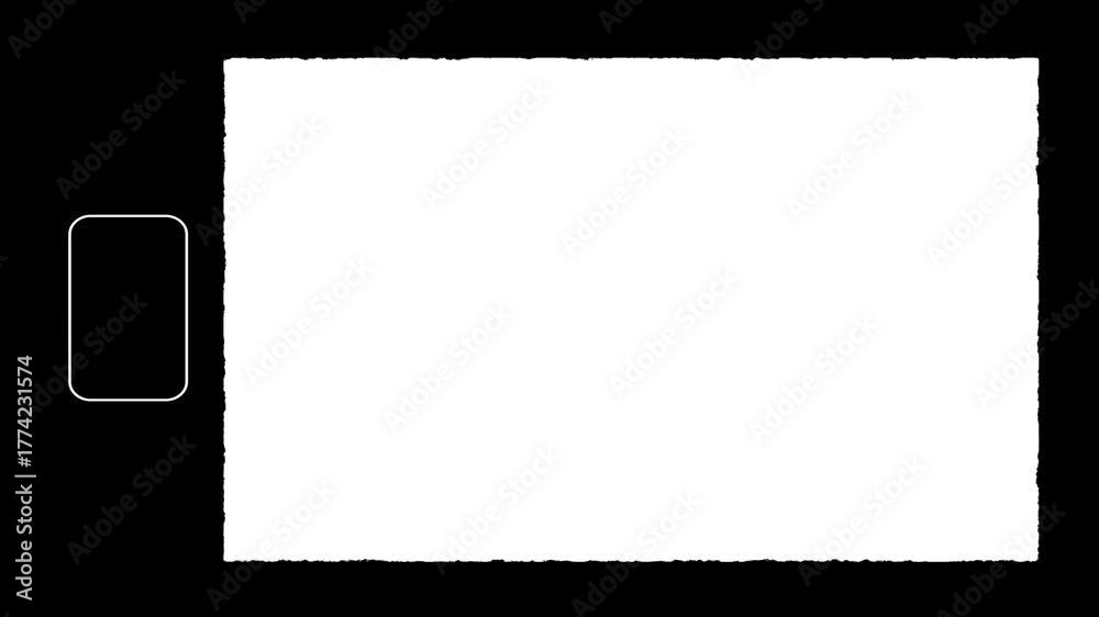 Vintage super 8 mm frame overlay.old grunge film strip frame, Old Movie.4k video.