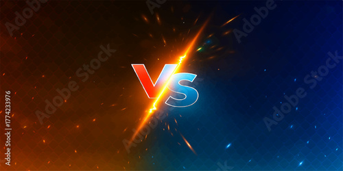 This business design features a red check mark with a lightning symbol and an arrow as a stylized vector illustration illuminated by a subtle light