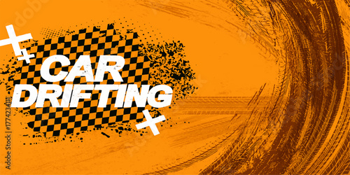 Yellow caution road sign concept vector icon on a travel road with a beautiful sunset