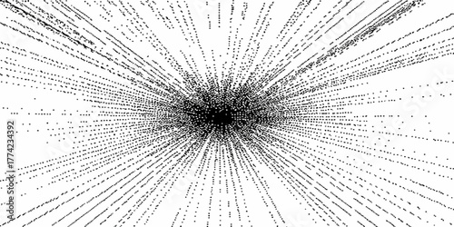 Binary code texture wallpaper design with abstract gray light rays and burst star line decoration