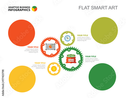Four Employees Team Slide Template