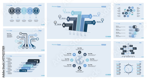 Nine Logistics Slide Template Set