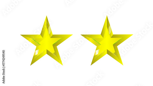 Golden Star Vector Icon | Shiny Gold 3D Star Symbol | Luxury Award and Decoration Design golden star, gold star vector, shiny star, 3d star vector, metallic star, luxury icon, award symbol, golden bad