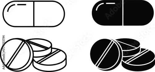 Hot dog vector icon illustration delicious food sausage meat bun snack eps silhouette