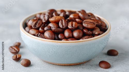 coffee beans in a cup