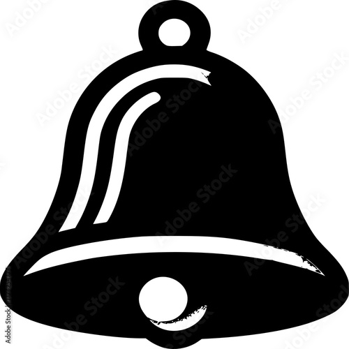 Symbol of Clarity: An evocative silhouette of a bell, its form a testament to simplicity and resonance. Echoing in its design is a call to focus, a moment of pause, and a suggestion of announcement