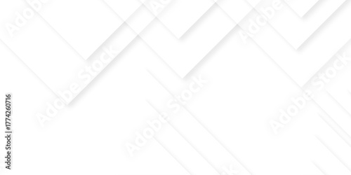 white overlap technology tech grid triangle business digital curve poster and banner web creative origami square rectangle template background.	