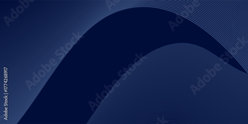 Premium background design with diagonal dark blue lines pattern. Vector horizontal template for digital luxury business banner