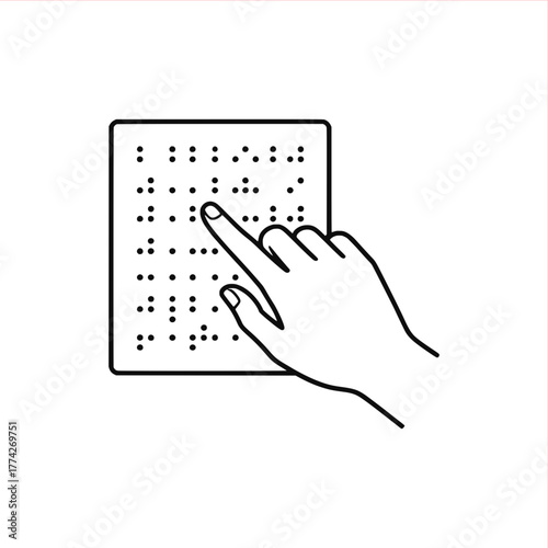 Empowering Accessibility: Hand Reading Braille for Inclusive Communication, Promoting Literacy and Understanding for the Visually Impaired Community