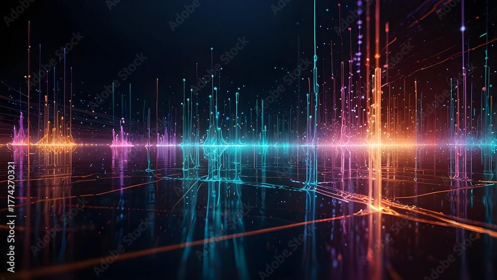 Obraz premium abstract blue background
