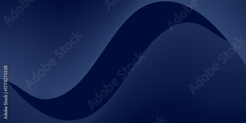 Premium background design with diagonal dark blue lines pattern. Vector horizontal template for digital luxury business banner