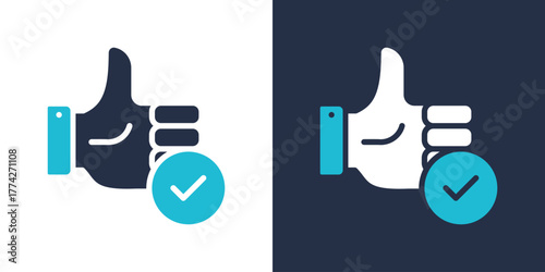 Advantage Icon. Flat Style Vector Illustration 