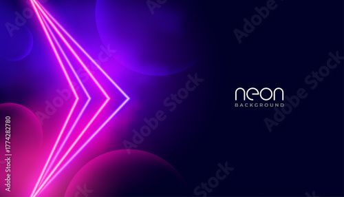 futuristic glowing neon wallpaper with universal fiction design