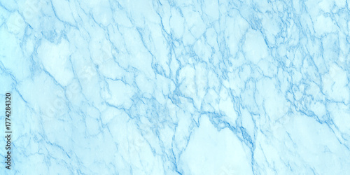 Abstract blue marble background with gentle veins, fluid texture and mineral elegance ideal for branding, posters, wallpapers.