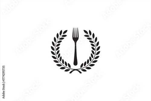 Simple black silhouette of a carrot for organic food and vegan lifestyle themes