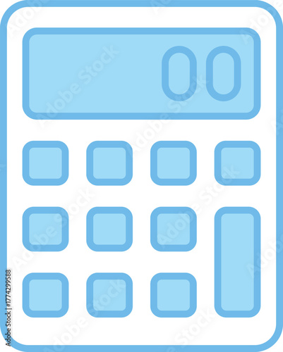 Calculator Icon Illustration