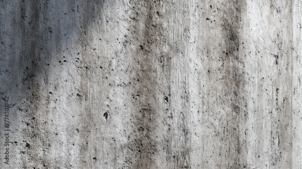 Fototapeta premium Realistic Textured Concrete Wall Surface Close Up with Details and Unique Patterns for Creative Design and Architectural Projects