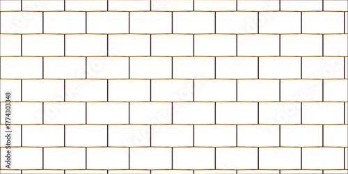 White brick wall background. architecture construction stone block brick wallpaper. seamless building cement concrete wall grunge background.	