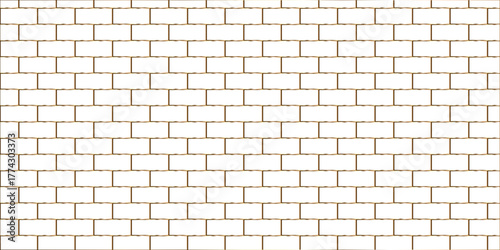 White brick wall background. architecture construction stone block brick wallpaper. seamless building cement concrete wall grunge background.	
