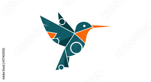 vector illustration of a bird