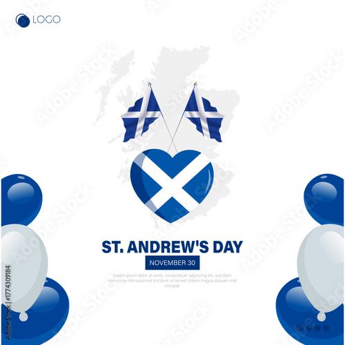 St. Andrew’s Day, celebrated on November 30th, honors Saint Andrew, the patron saint of Scotland.
