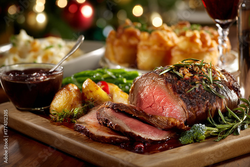 ホリデー　クリスマスディナー　ローストビーフ　新年　正月　料理