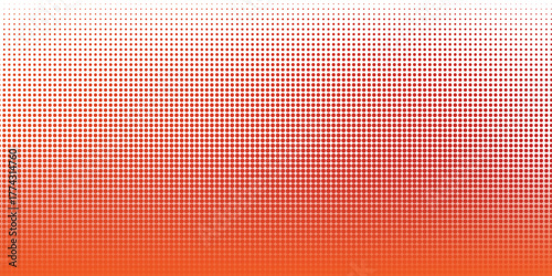 Red Abstract Wavy Dotted Background with 3D Digital Grid Effect