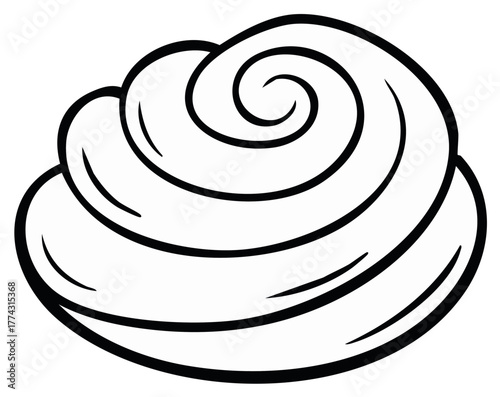 Whirl Swirl Frosting Decoration Swirl Doodle