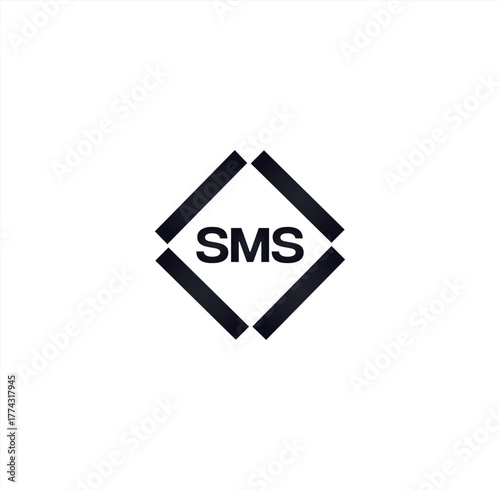 SMS set ,SMS logo. S M S design. White SMS letter. SMS, S M S letter logo design. Initial letter SMS letter logo set, linked circle uppercase monogram logo. S M S letter logo vector design.