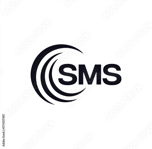 SMS set ,SMS logo. S M S design. White SMS letter. SMS, S M S letter logo design. Initial letter SMS letter logo set, linked circle uppercase monogram logo. S M S letter logo vector design.