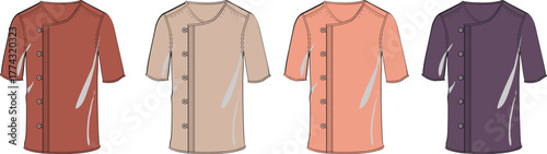 Diverse Collection of Long Sleeve Chef Coats Uniforms for Professionals