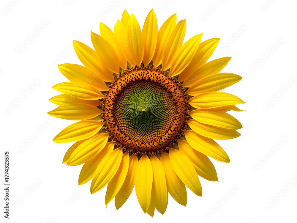 Fototapeta premium Dual Spiral Count Notation