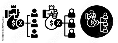 Incentive Icon Collection Glyph & Mixed Style