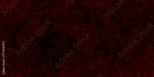 Abstract red grunge natural smooth cement concrete floor and plaster dirty wall background texture. red marble texture and red paper texture. plastered long panoramic concrete wall background.