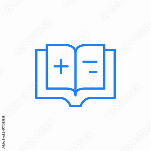 medical book icon sign vector