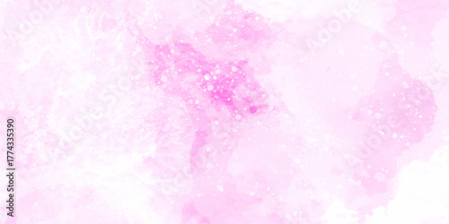 Lovely soft pink grunge watercolor texture with bokeh and bubbles effect background. light pink watercolor texture, gentle gradients and flowing brush strokes. light pastel shades blending naturally.