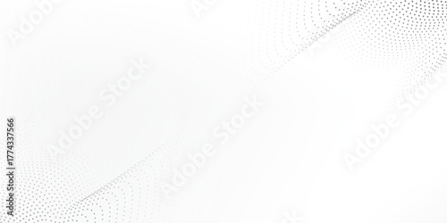 Abstract dots particles nice wave pattern halftone black gradient white background. pattern illustrations vector graphic design