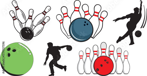 a vector of bowling 