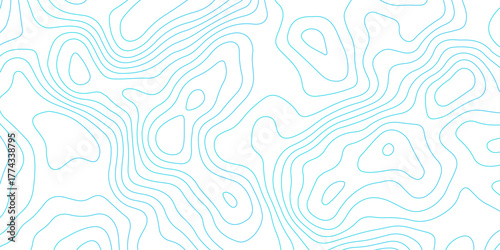 Topographic map background with geographic grid for hiking and mountain sport. luxury topographic wavy pattern and geographic grid map design. paper texture Imitation of a geographical map shade.