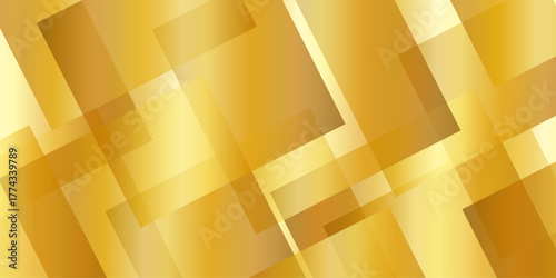 Abstract yellow, orange technology concept diamond triangle geometric line background. modern seamless business technology concept geometric shapes. squares and triangle with soft shadows as pattern.