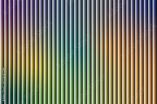 Gradient Stripes Background with Rainbow Colors and Shadows