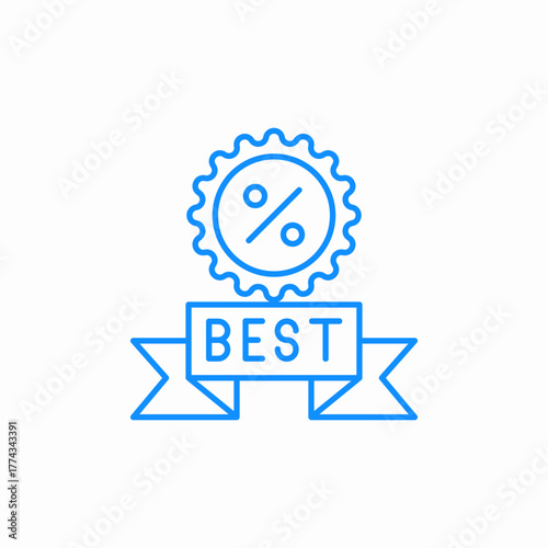 best offer icon sign vector
